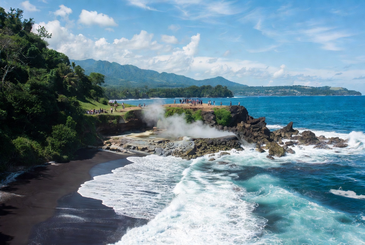 Wisata Cisolok Sukabumi Pantai, Air Panas dan Spot Foto Menarik Lainnya